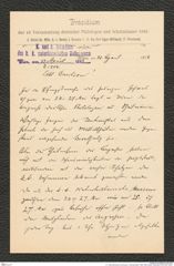 k.k. naturhistorisches Hofmuseum, Intendanzakten 1885-1896 (Hauer), Aktenzahl Z.204/1893, Seite 1